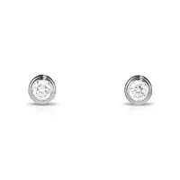 Cartier Серьги d'Amour stud earrings, 2 diamonds, medium model White Gold - фото 1