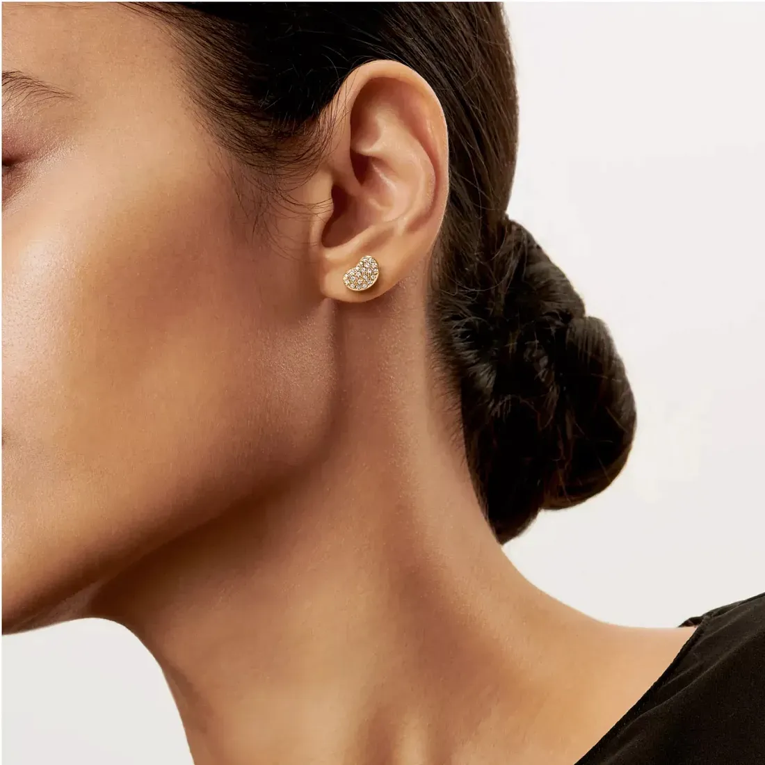 Tiffany & Co. Серьги Elsa Peretti Bean design earrings Gold - фото 2