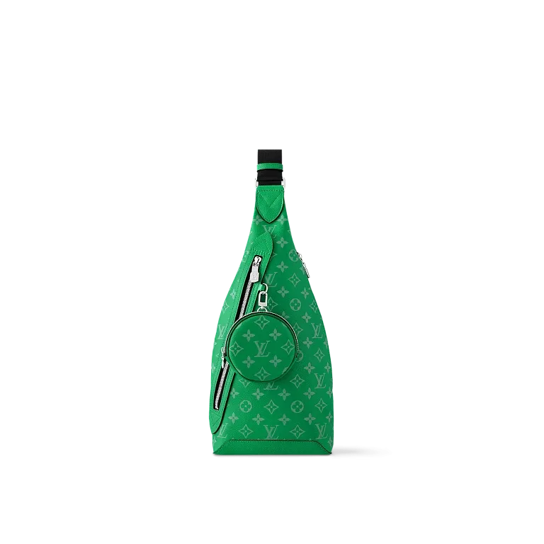 Сумка-слинг Duo Louis Vuitton Green - фото 1