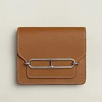 Hermès Кошелек Roulis mini Gold - фото 1