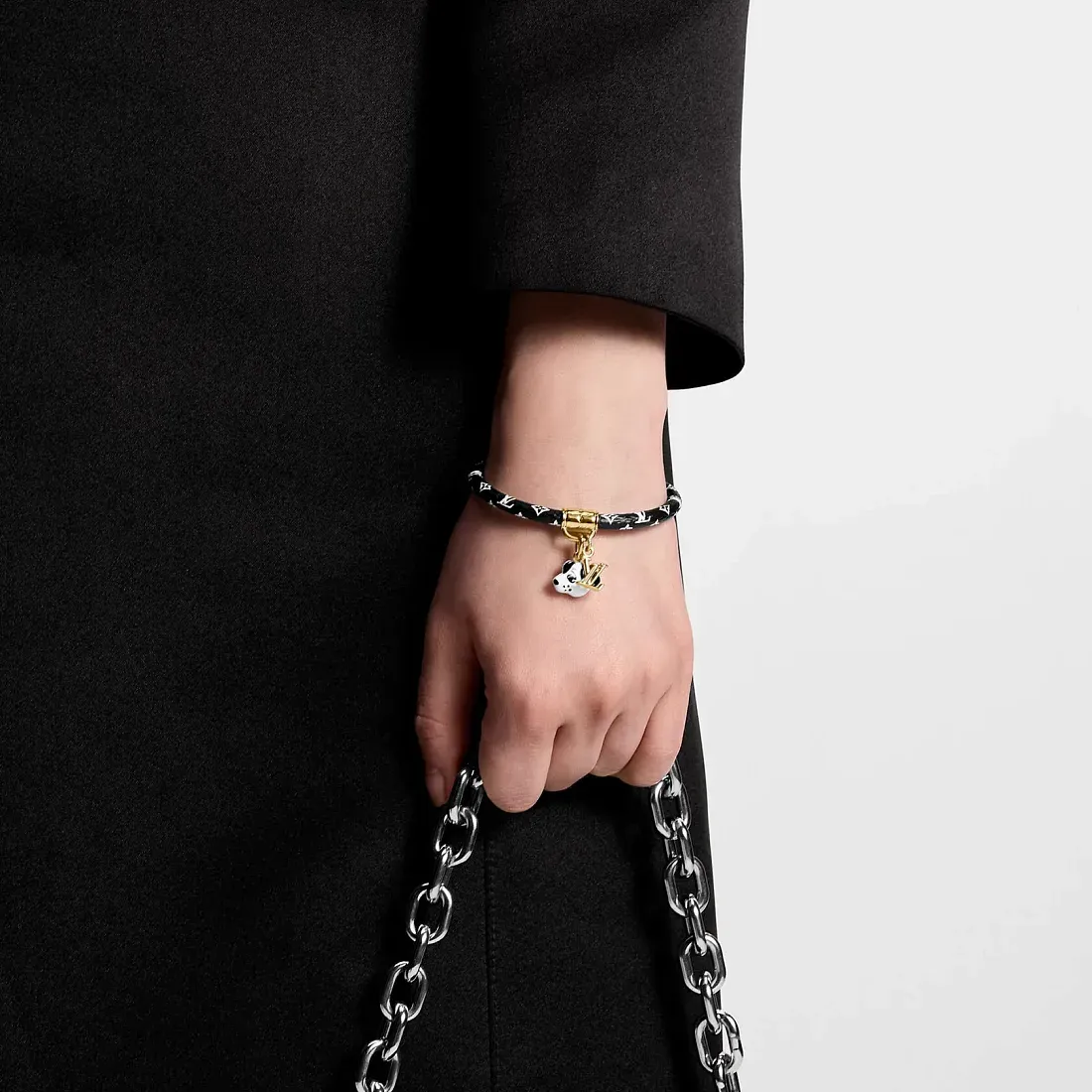 Louis Vuitton Браслет Animogram Black - фото 2