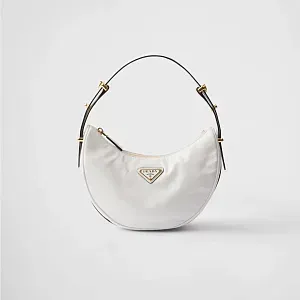 Prada Сумка на плечо Arque из лакированной кожи naplak White - фото 1