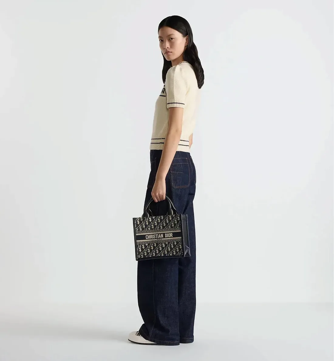 Dior Сумка Book Tote маленького формата Blue - фото 3