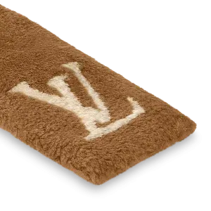 Louis Vuitton Шарф Monogram Shearling Camel - фото 3