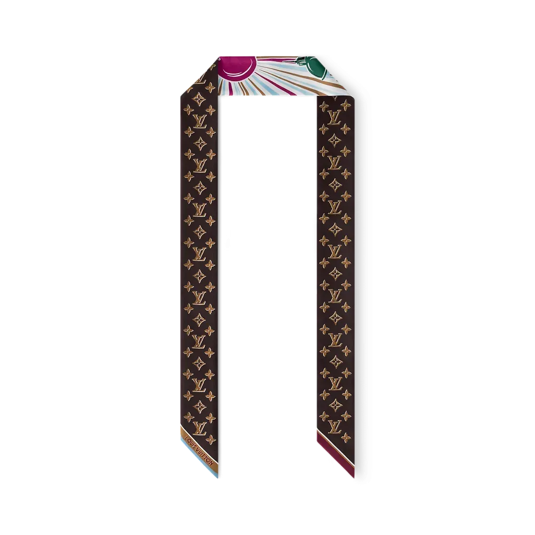 Louis Vuitton Шелковая лента Ride BB Tan - фото 3