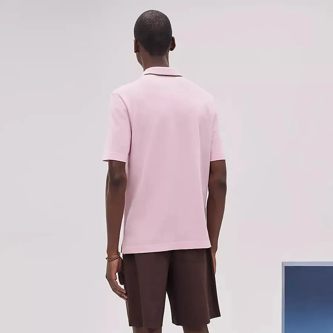Hermès Поло Piqures Sellier Guimauve - фото 2