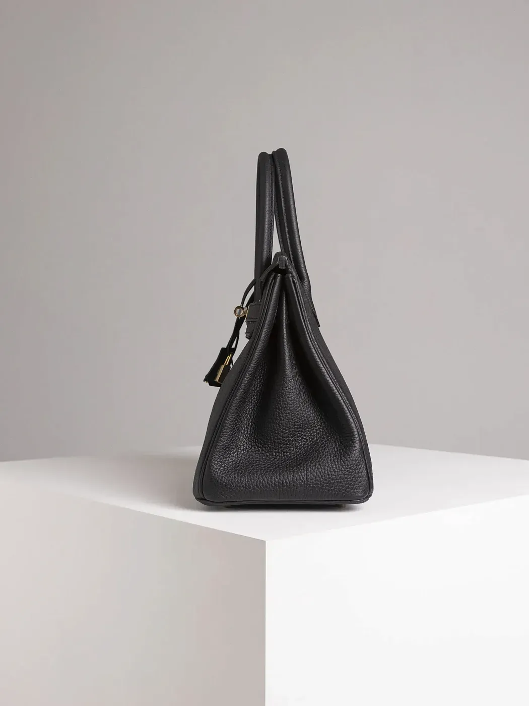 Hermès Сумка Birkin 30 Black Togo Permabrass Hardware - фото 9