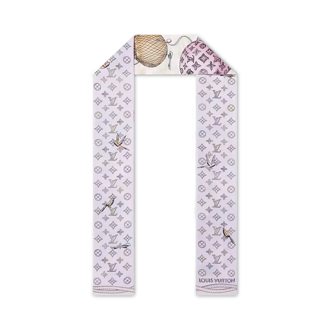 Louis Vuitton Шелковая лента Up And Away Lilas - фото 3