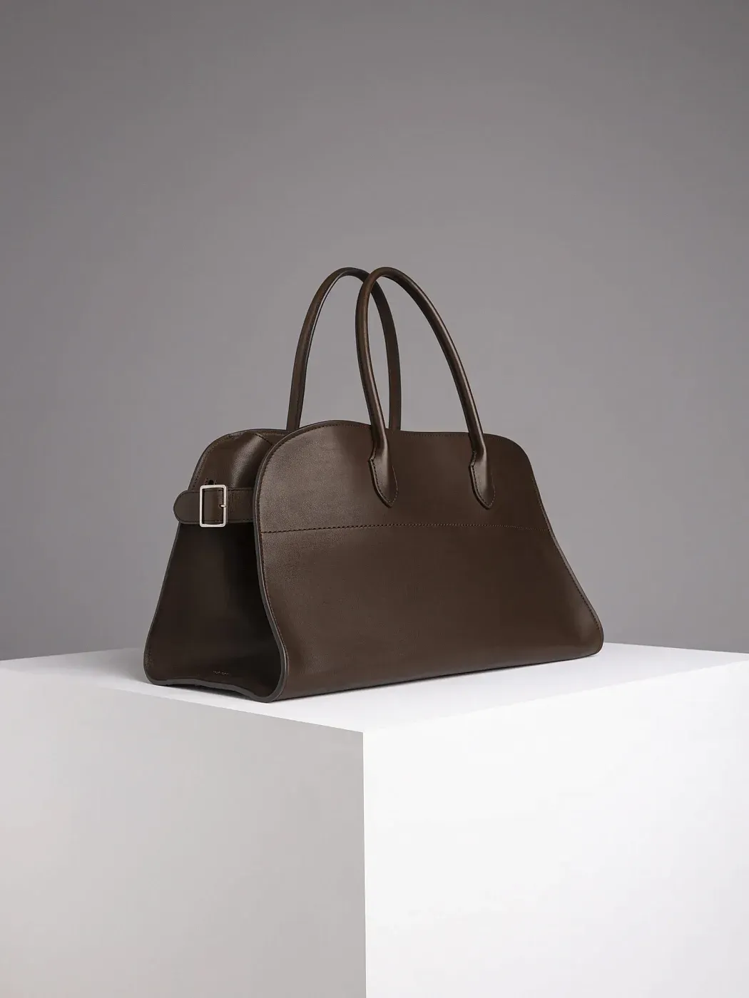 The Row Сумка EW Margaux Deep Brown из кожи - фото 3