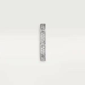 Cartier Кольцо Love маленькая модель c бриллиантовым паве White Gold - фото 4