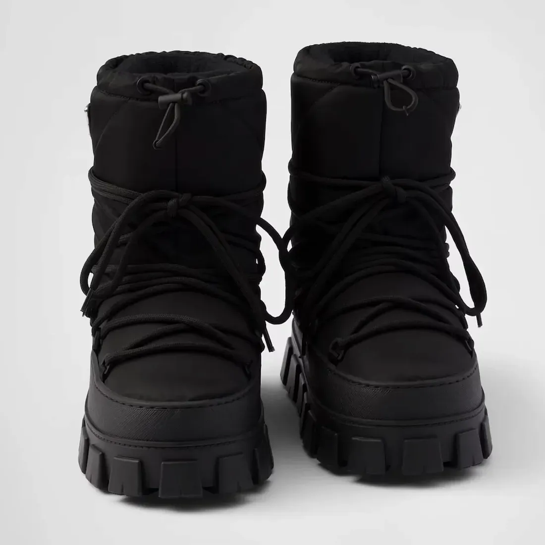 Prada Габардиновые ботинки apres-ski из Re-Nylon - фото 5