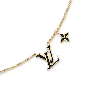Louis Vuitton Колье Iconic Enamel Black - фото 2