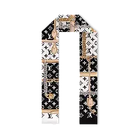 Louis Vuitton Шелковая лента Monogram Confidential Black - фото 1