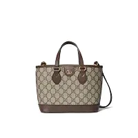 Gucci Сумка-тоут Ophidia Brown - фото 1
