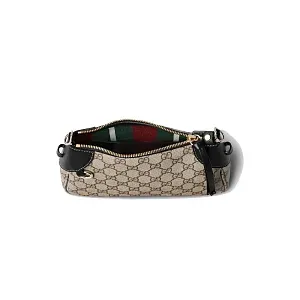 Gucci Маленькая сумка на плечо с эмблемой GG Black - фото 3