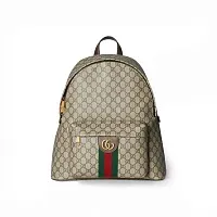 Gucci Рюкзак средний Ophidia Beige / Dark Brown - фото 1