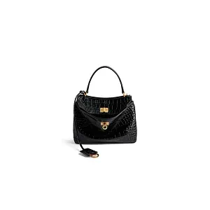 Balenciaga Сумка Rodeo Crocodile Embossed мини формата - фото 1