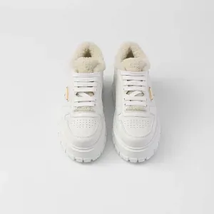 Prada Кожаные кроссовки White - фото 6