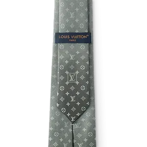 Louis Vuitton Галстук Monogram Gradient Grey - фото 2