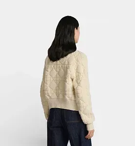 Dior Кардиган Macrocannage DiorAlps Beige - фото 4