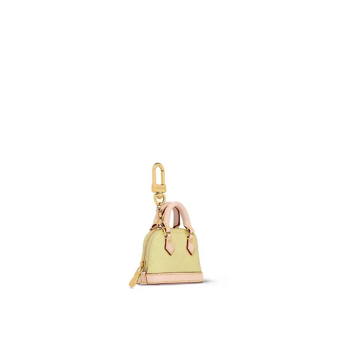 Louis Vuitton Аксессуар для сумки и брелок для ключей Micro Alma Vernis Yellow - фото 2