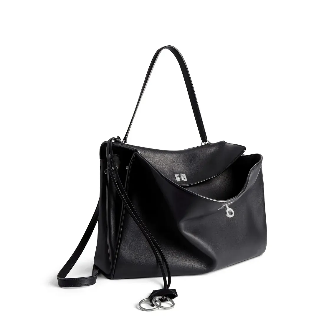 Balenciaga Сумка Rodeo in Black большого формата - фото 3