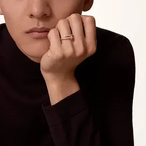 Cartier Кольцо Juste Un Clou маленькая модель с бриллиантовым паве Yellow Gold - фото 3