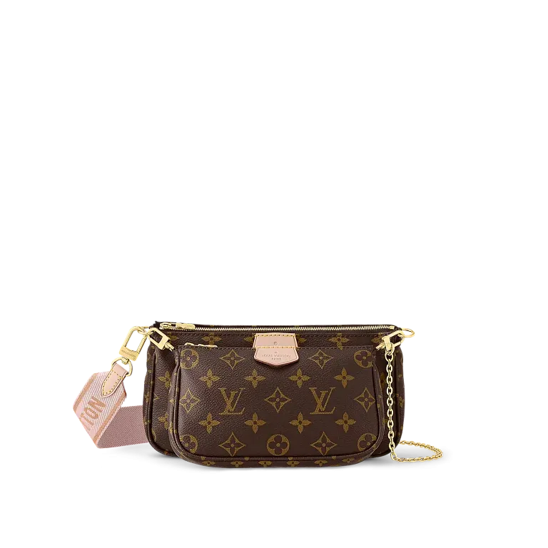 Клатч Multi Pochette Accessoires Louis Vuitton Light Pink - фото 1