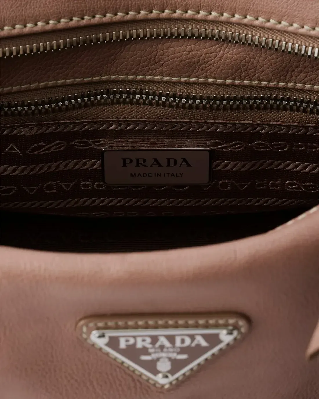 Prada Сумка Bonnie medium antiqued leather tote - фото 5