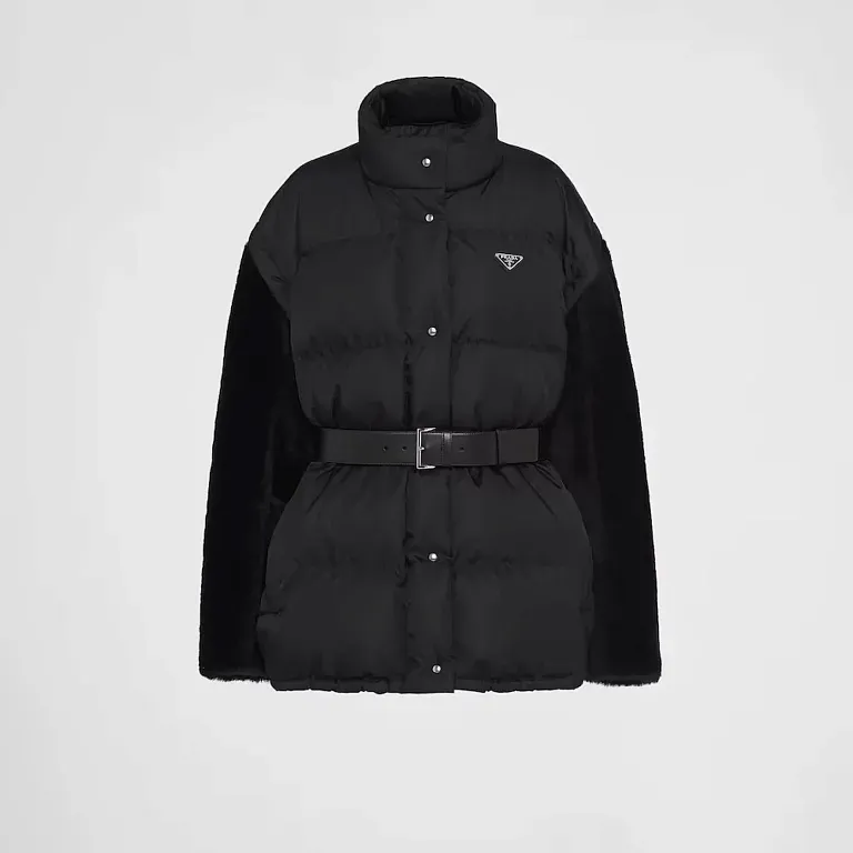 Пуховая куртка из Re-Nylon Prada - фото 1