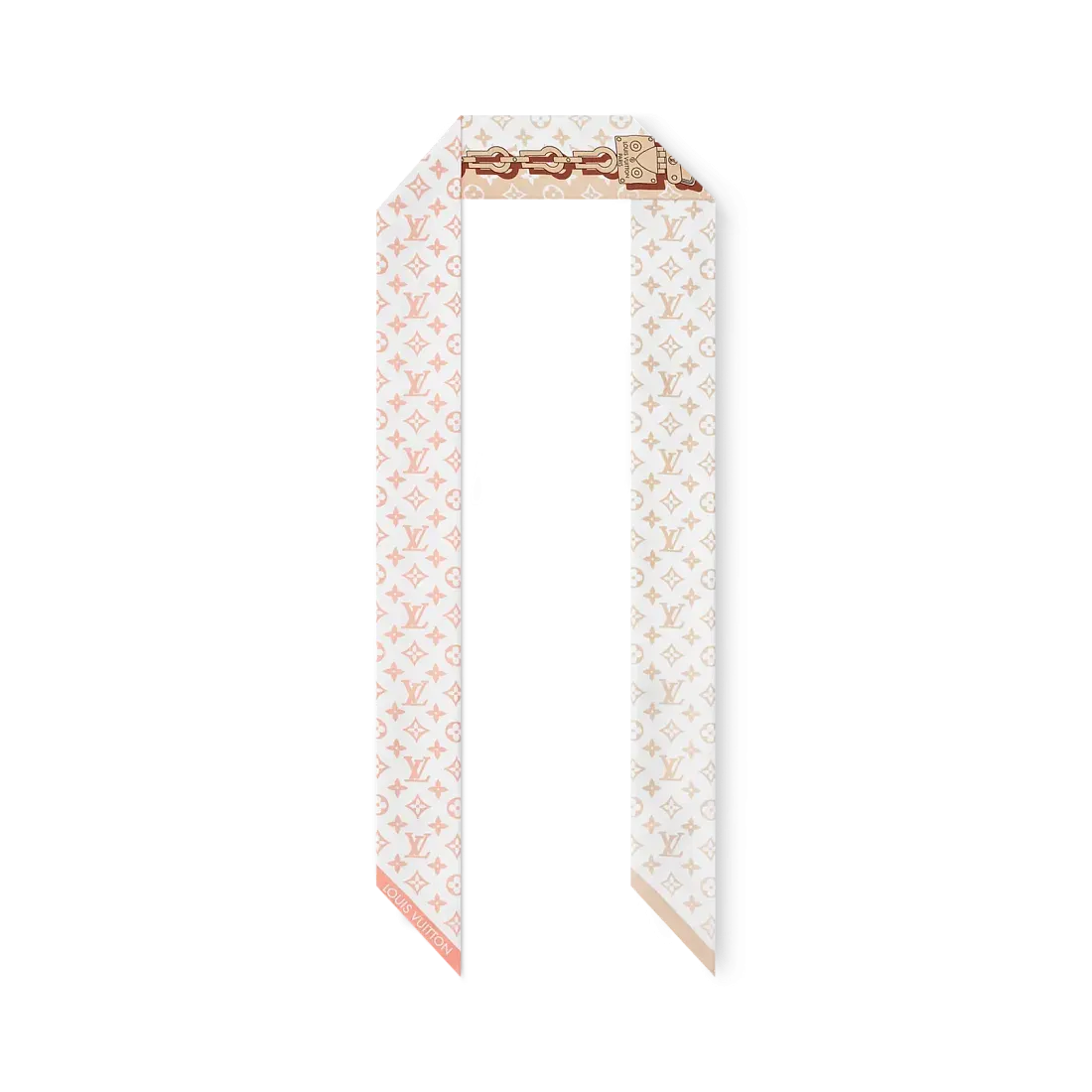 Louis Vuitton Шелковая лента Rising Confidential BB Sunset - фото 3