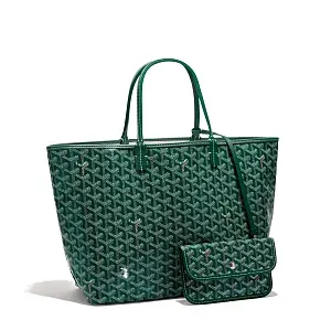 Goyard Сумка-тоут Saint Louis PM Green - фото 3