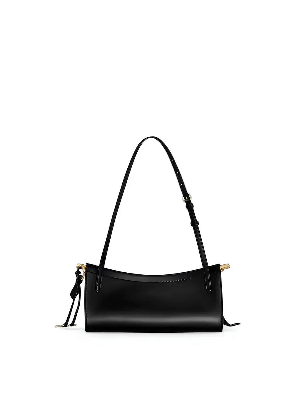 Alaïa Маленькая кожаная сумка Le Click East West Black - фото 3