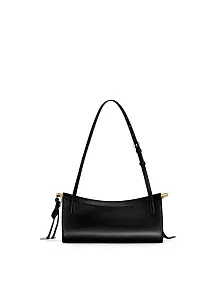 Alaïa Маленькая кожаная сумка Le Click East West Black - фото 3