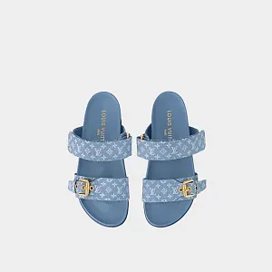 Louis Vuitton Мюли Bom Dia Flat Comfort Blue - фото 2