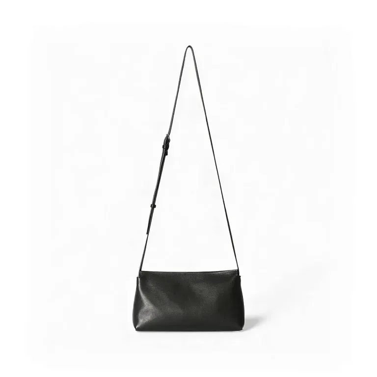 Сумка Rene Crossbody Black из кожи The Row Black - фото 1