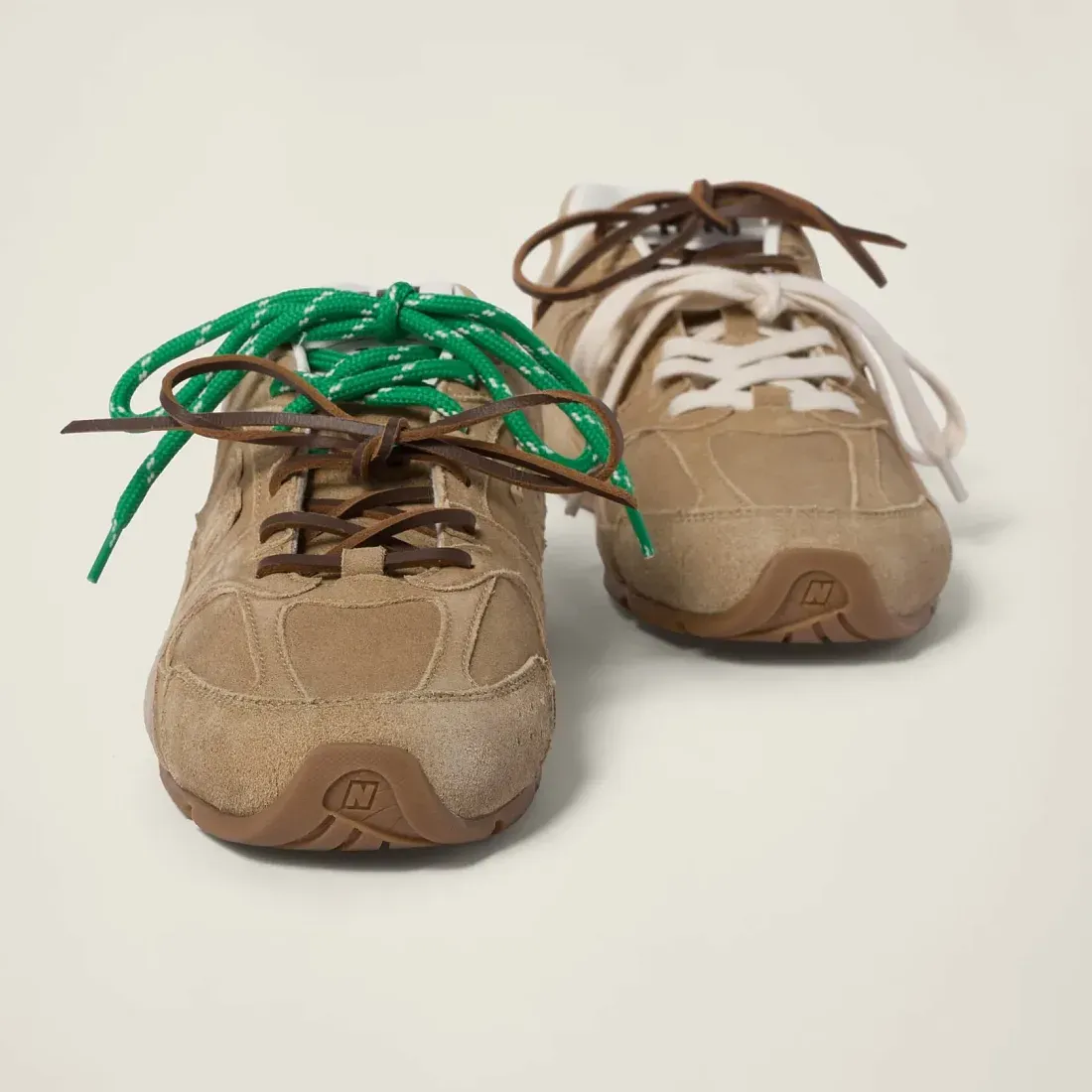 Miu Miu Кроссовки x New Balance Ecru - фото 2