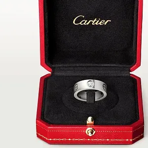 Cartier Кольцо Love с тремя бриллиантами White Gold - фото 5