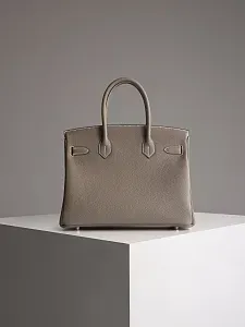 Hermès Cумка Birkin 30 Etoupe Togo Palladium Hardware - фото 5