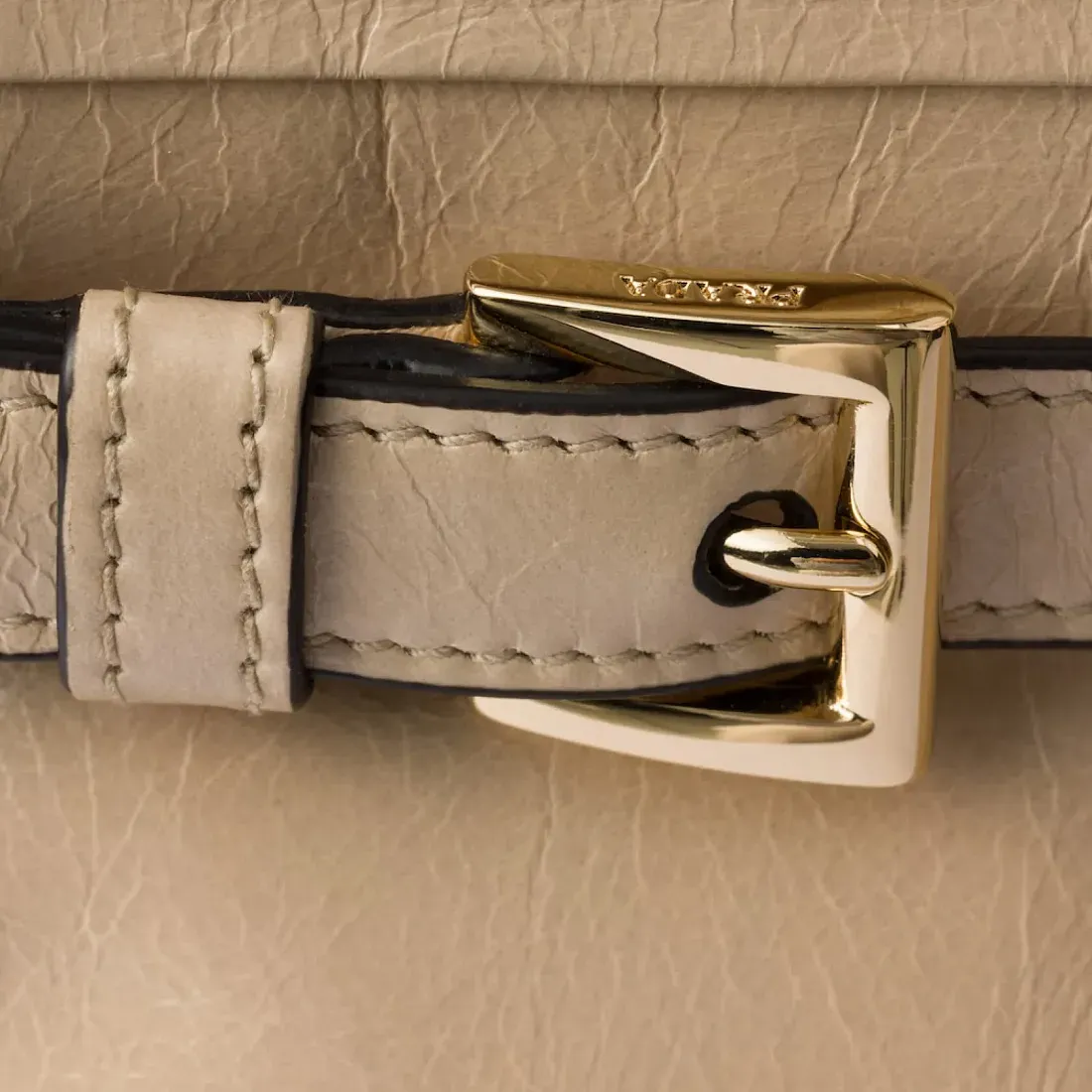 Prada Сумка большого размера из кожи Travertine - фото 7