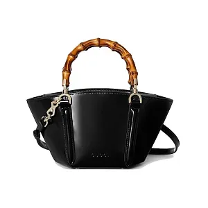 Gucci Мини-сумка с бамбуковой ручкой Black - фото 1
