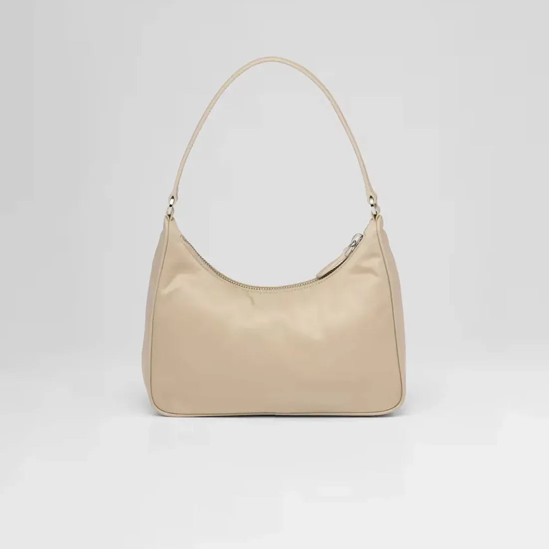 Prada Мини-сумка Re-Edition 2005 из Re-Nylon и сафьяновой кожи Desert Beige - фото 4