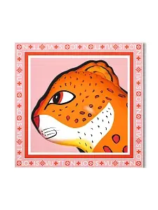 Louis Vuitton Платок-каре Animogram Leopard 90 - фото 1
