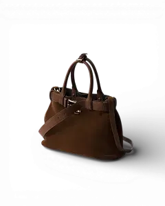 Prada Сумка Buckle medium suede with belt - фото 2