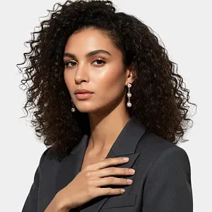 Tiffany & Co. Серьги Elsa Peretti Diamonds by the Yard Earrings - фото 2
