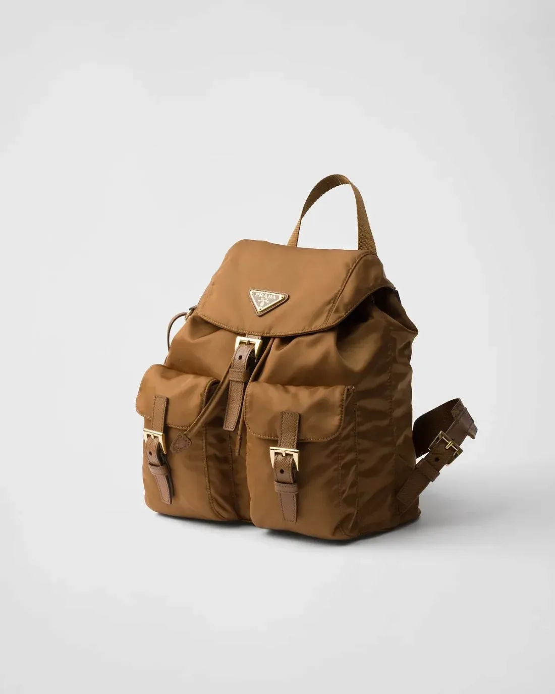 Prada Маленький рюкзак Re-Edition 1978 из нейлона Re-Nylon Brandy - фото 2