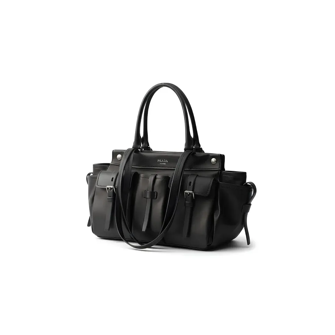 Prada Большая сумка-тоут Route Black - фото 3