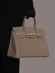 Hermès Сумка Birkin 30 Etoupe Togo Gold Hardware - фото 2