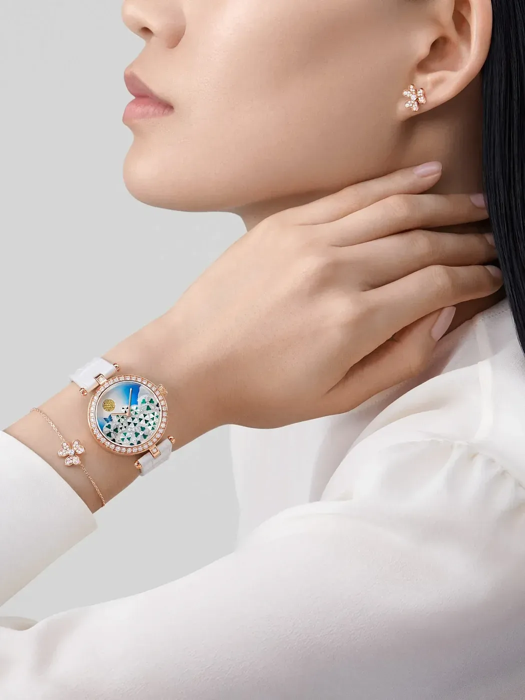 Van Cleef & Arpels Серьги Frivole Rose Gold - фото 2