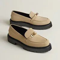 Hermès Лоферы Icone Beige Lin - фото 1